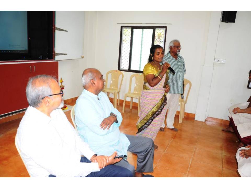 A guest speaking during the programme
