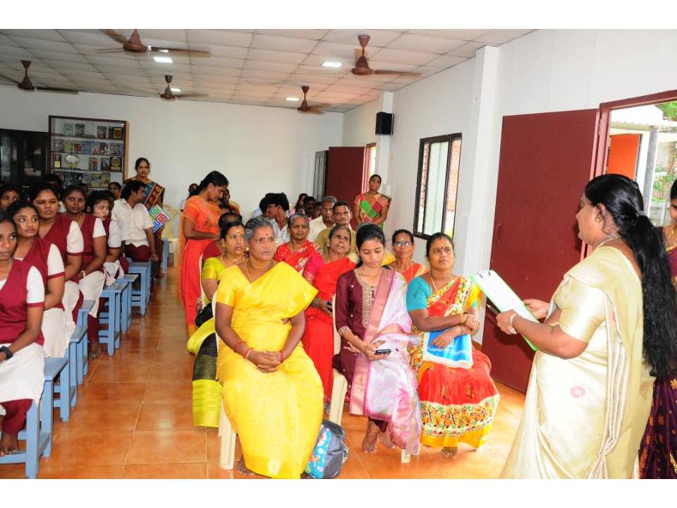 Attendees seated in the classroom during the programme
