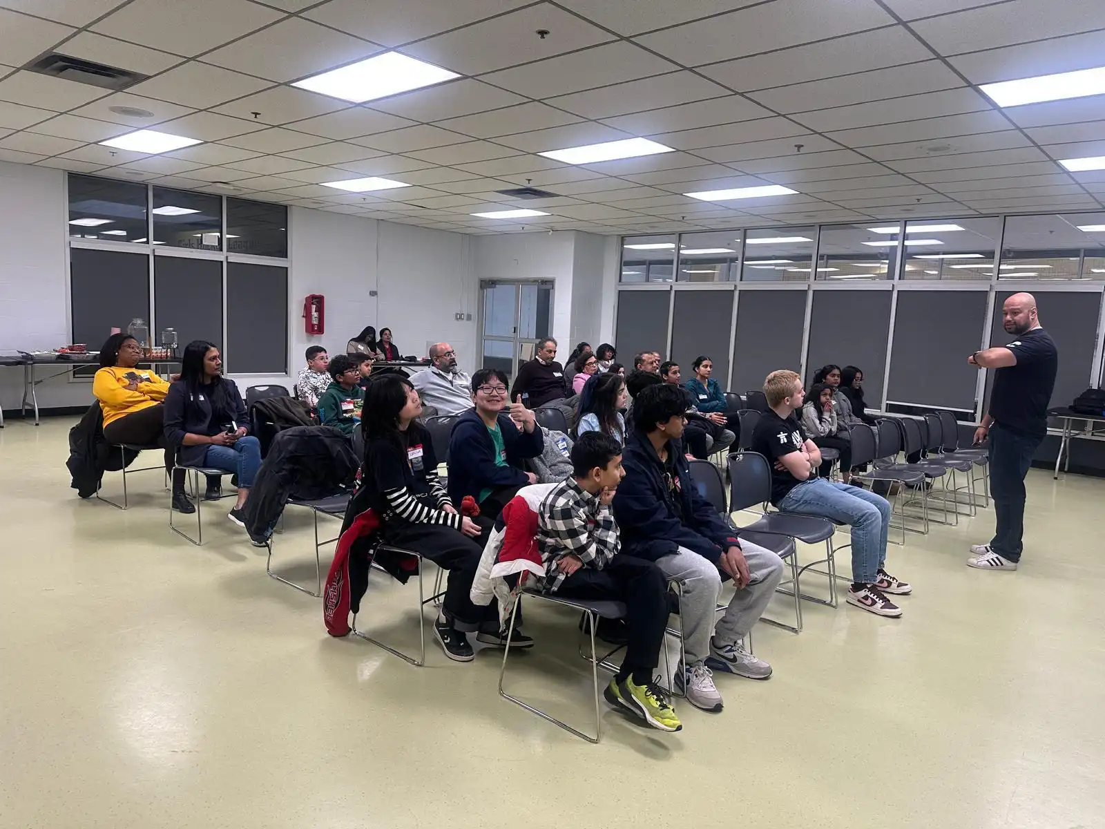 Students attending the Mental Health Day session