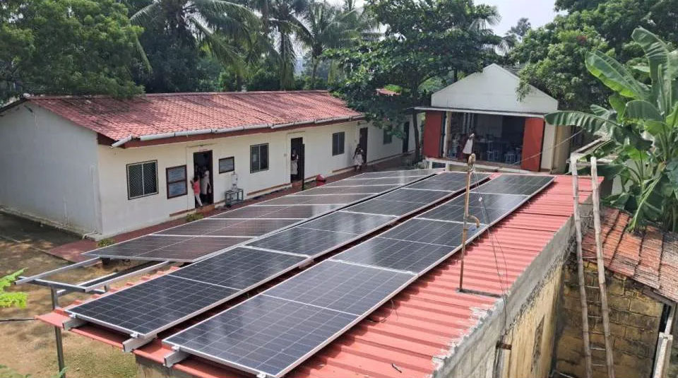Solar panels and air conditioners donation