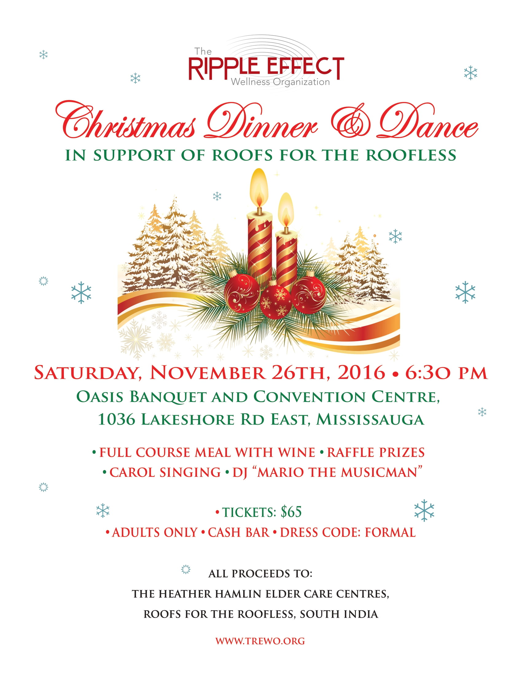 2016: 26/Nov Christmas Dinner and Dance