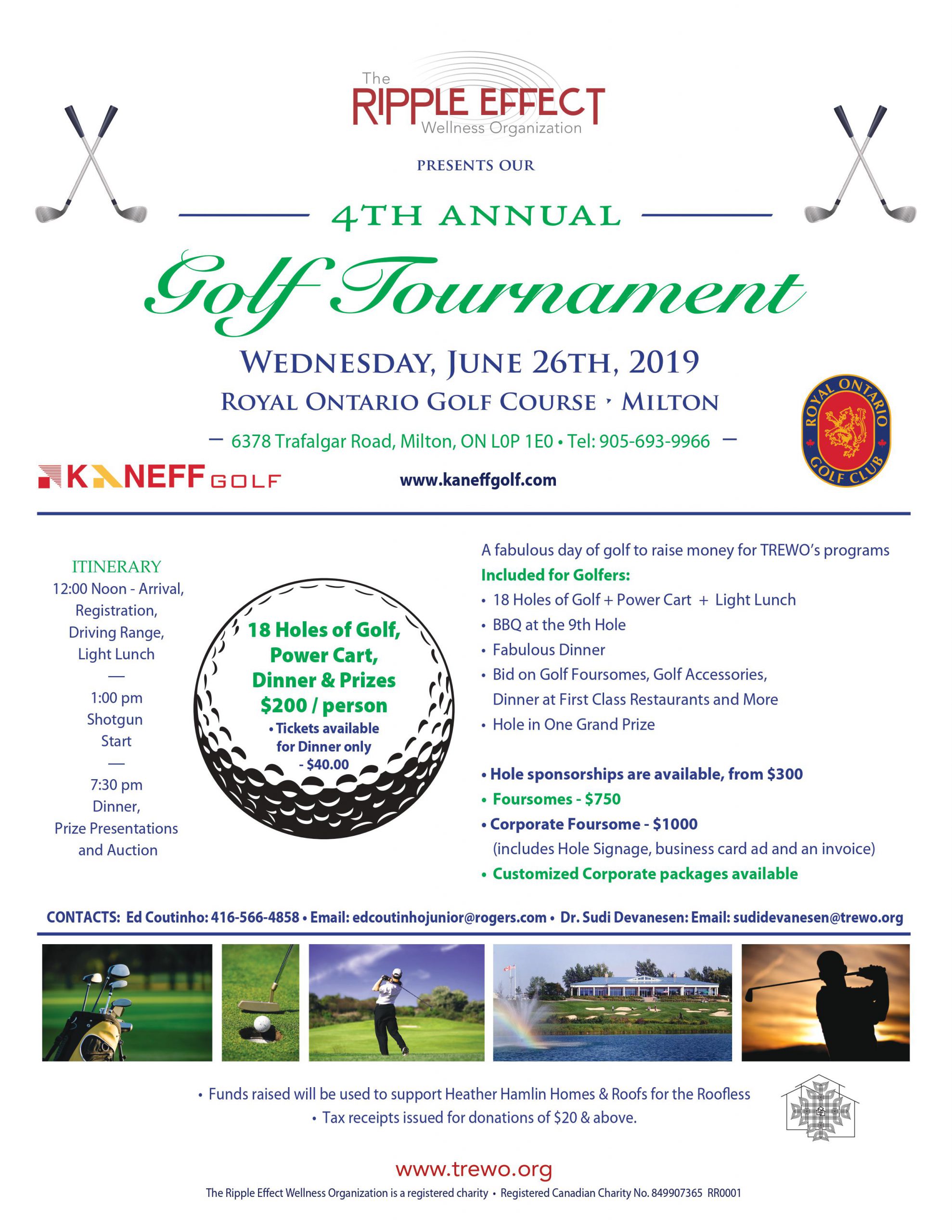 2019: Annual Golf Tournament